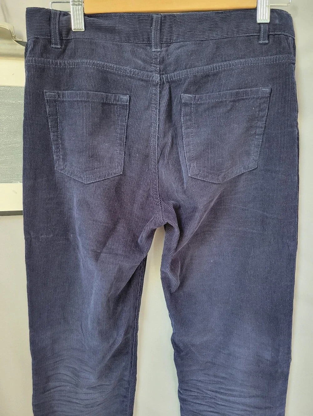 Lands' End Boys Cord 5 Pocket Pants Navy Blue 16